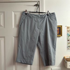 Adidas grey athletic long shorts - size 8 in excellent condition